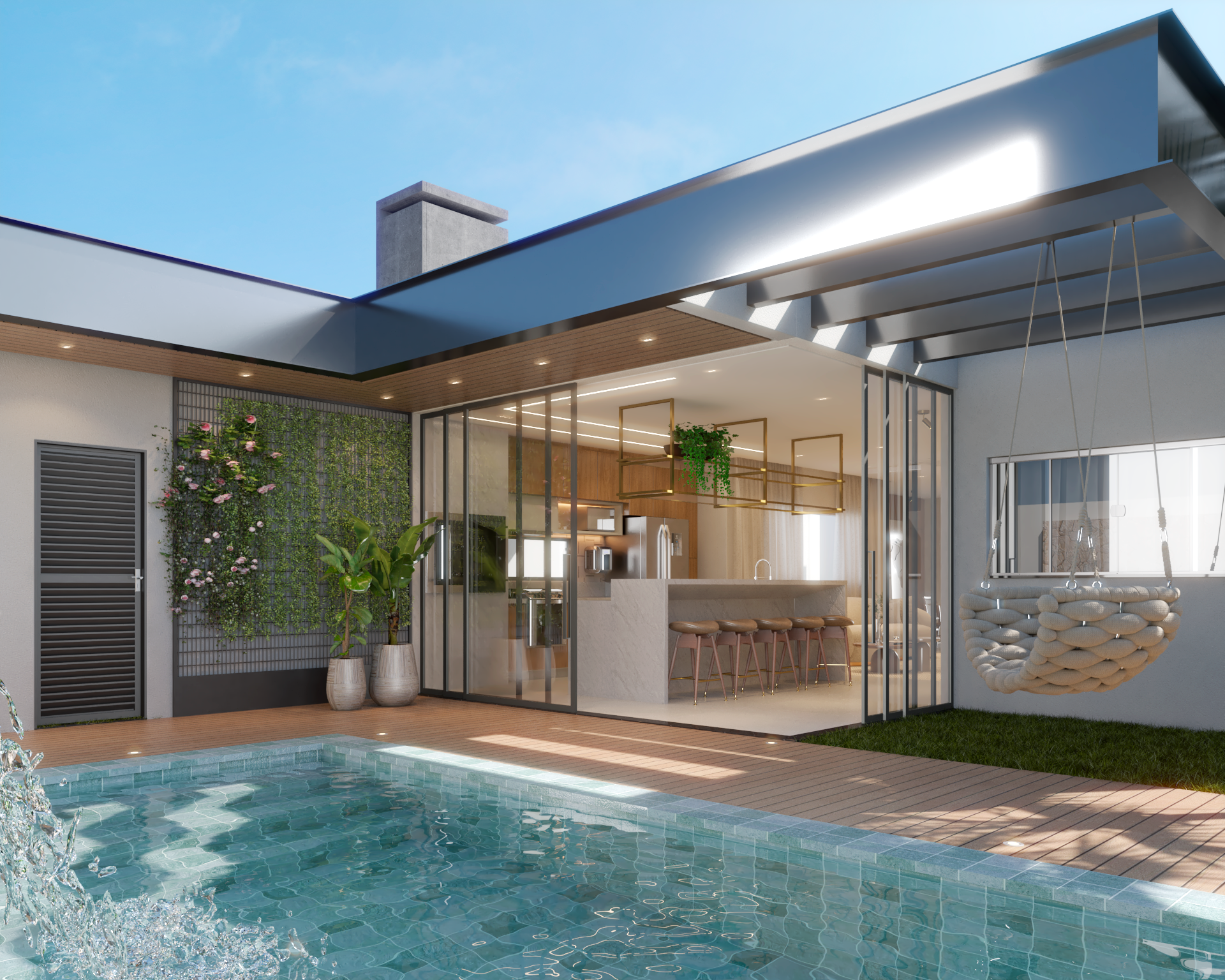 Gourmet AJL – Projeto de Gourmet por Luana Borelli Arquitetura